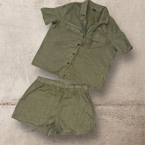 SHEIN Linen Like Matching Set